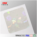 2cm Square Transparent Hologram Sticker with Company Logo